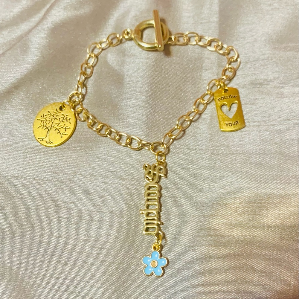 Gold Scorpio Toggle Bracelet